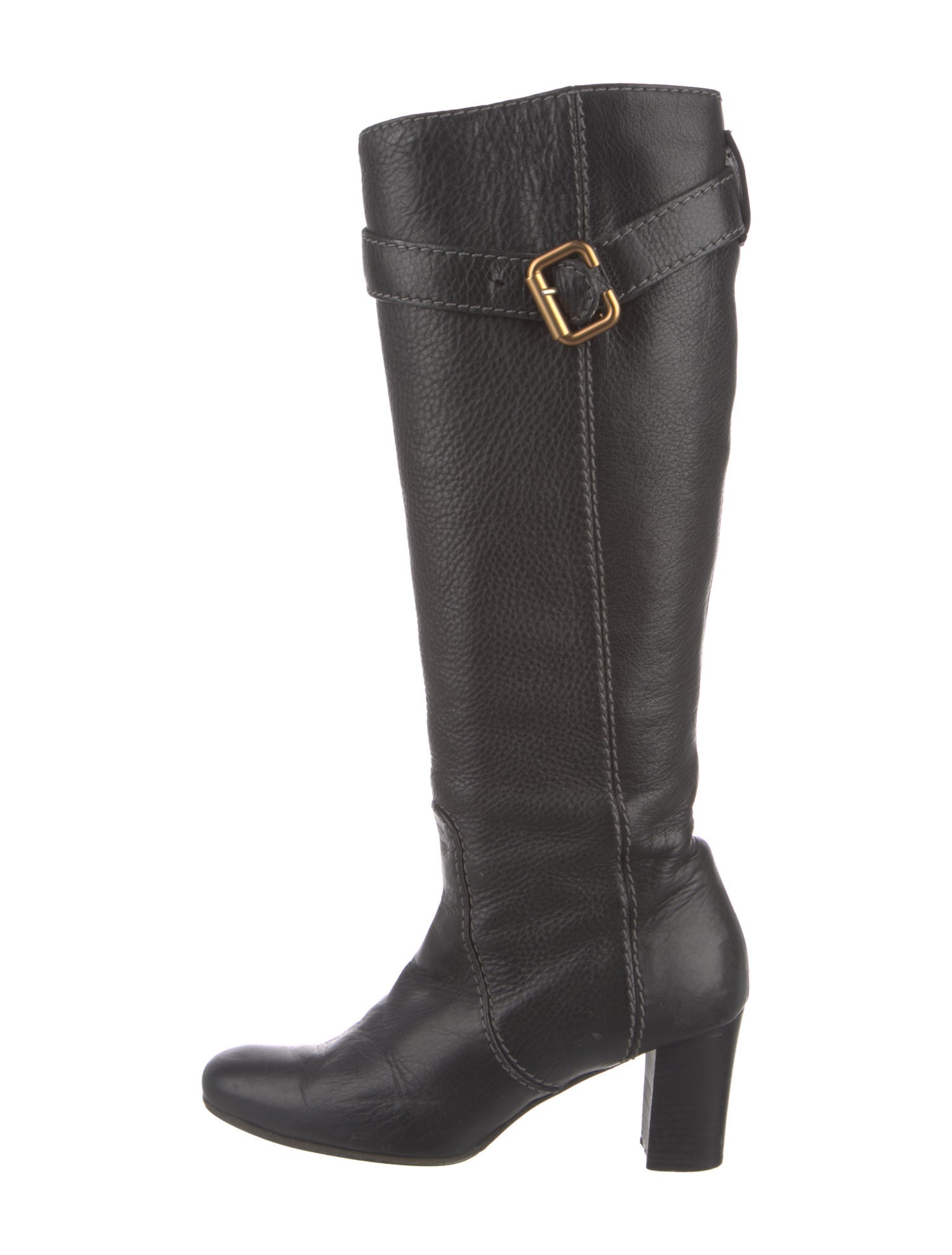 Chloé Vintage Leather Riding Boots