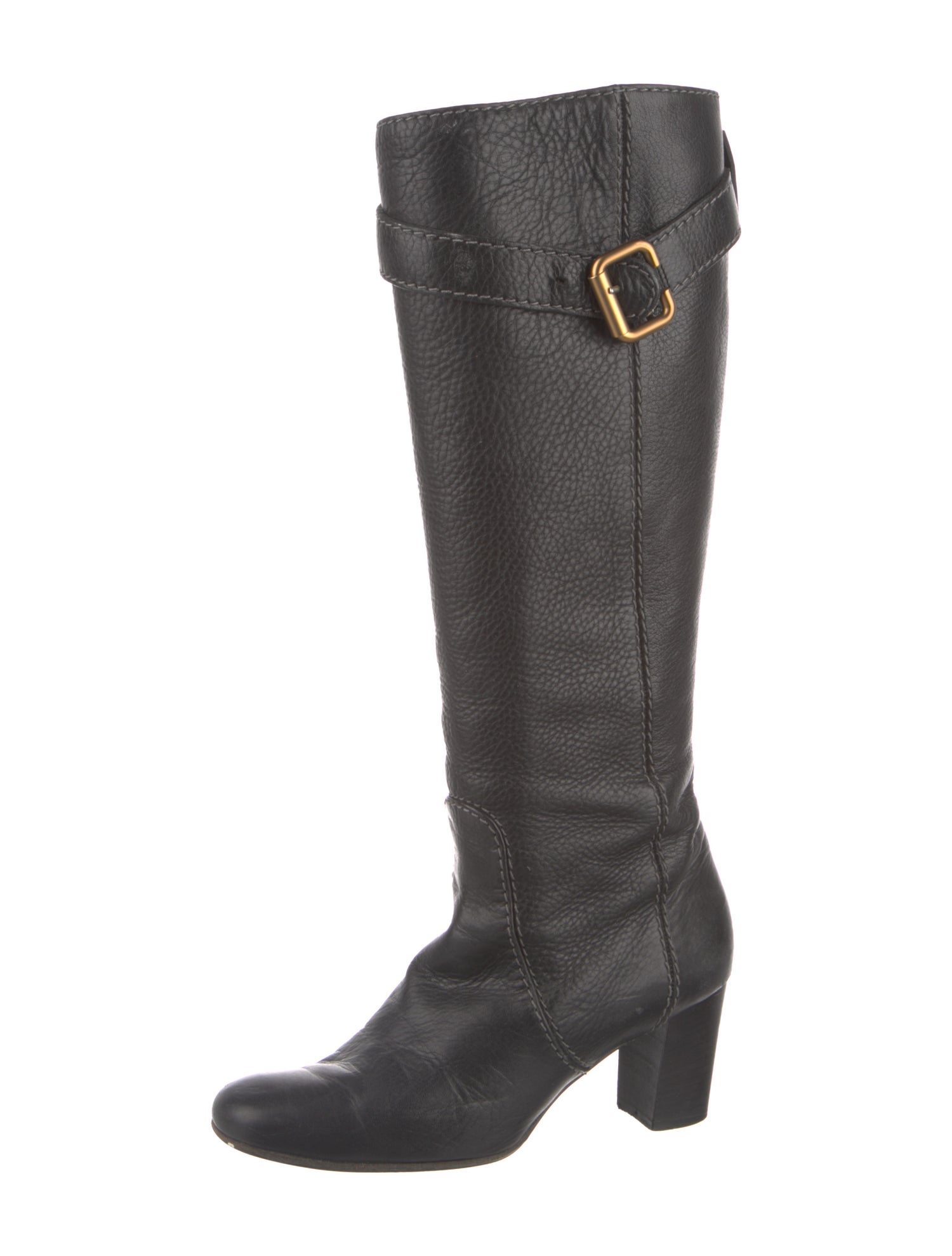 Chloé Vintage Leather Riding Boots