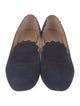 Chloé Suede Scalloped Accent Pumps
