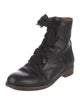Chloé Leather Combat Boots