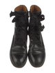 Chloé Leather Combat Boots
