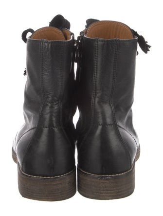 Chloé Leather Combat Boots