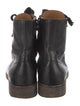 Chloé Leather Combat Boots