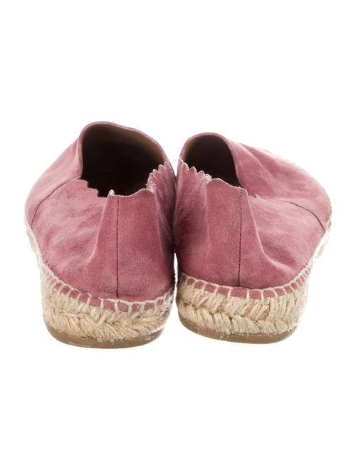 Chloé Suede Scalloped Accent Espadrilles