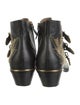 Chloé Leather Studded Accents Boots