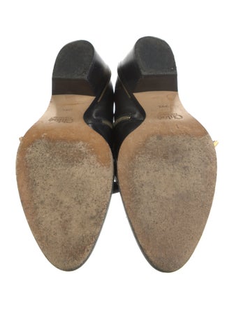 Chloé Leather Studded Accents Boots