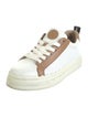Chloé Leather Colorblock Pattern Sneakers