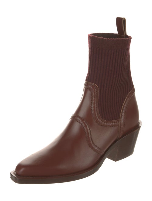 Chloé Leather Chelsea Boots