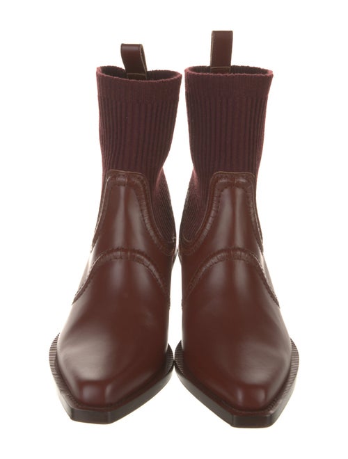 Chloé Leather Chelsea Boots