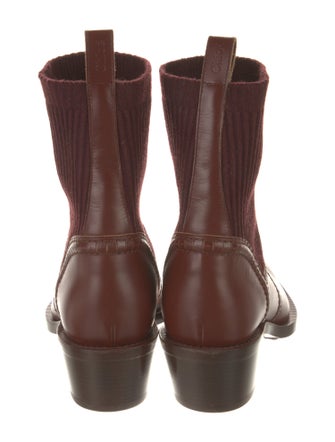 Chloé Leather Chelsea Boots