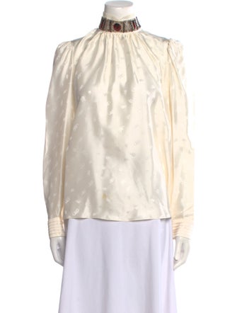 Chloé Silk Printed Blouse