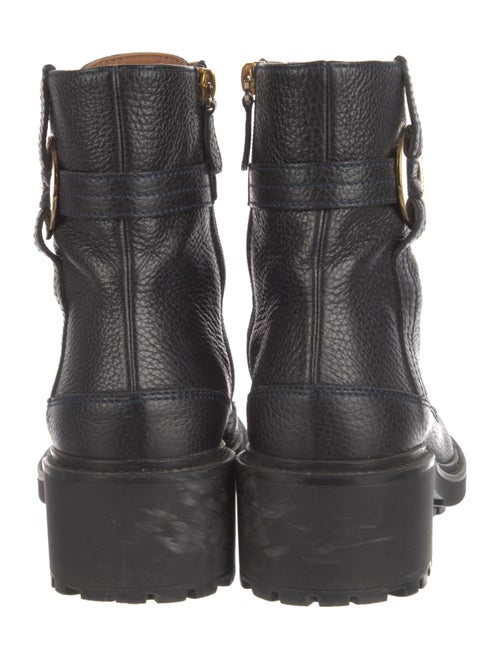 Chloé Leather Combat Boots