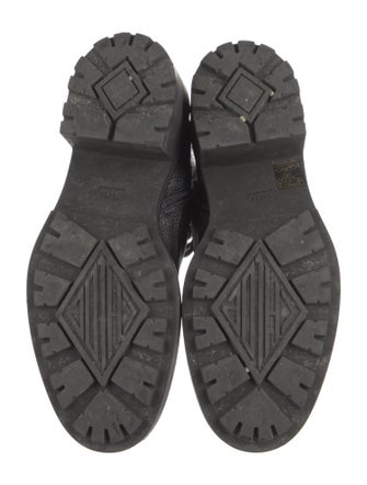 Chloé Leather Combat Boots