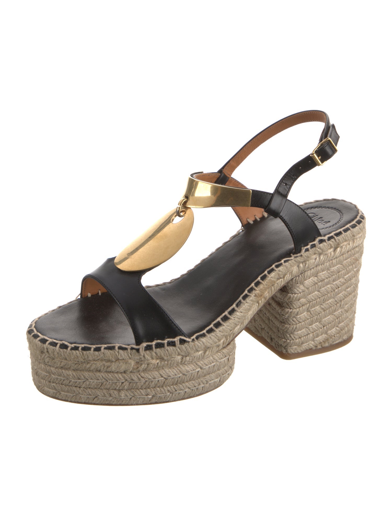 Chloé Leather Espadrilles