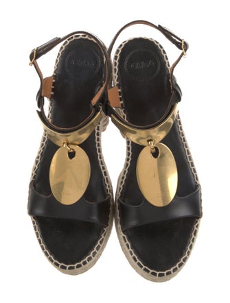 Chloé Leather Espadrilles
