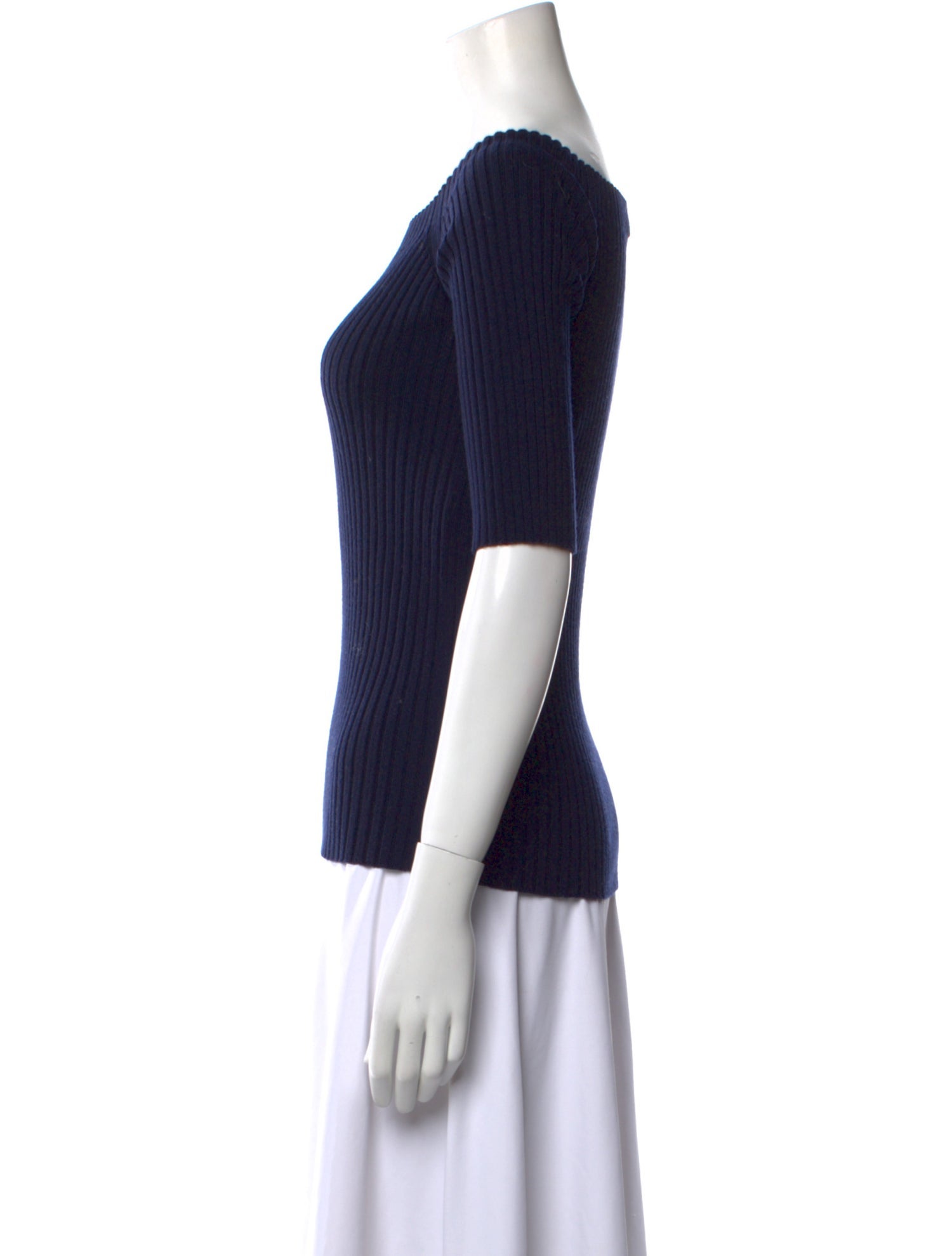 Chloé Wool Square Neckline Top