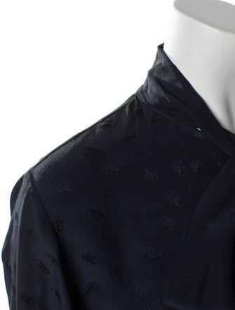 Chloé Silk Long Sleeve Button-Up Top