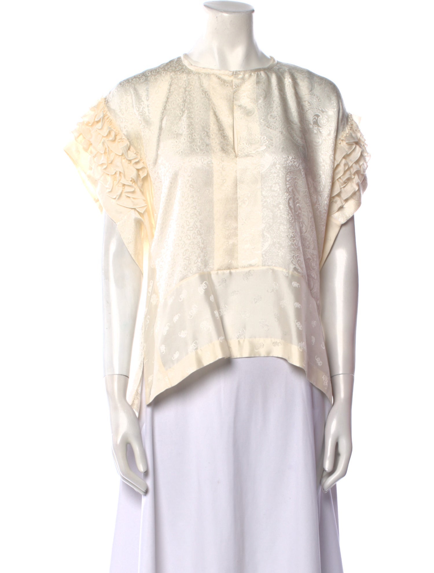 Chloé Silk Printed Blouse w/ Tags