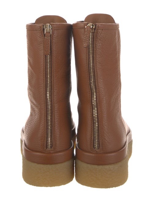 Chloé Leather Lace-Up Boots