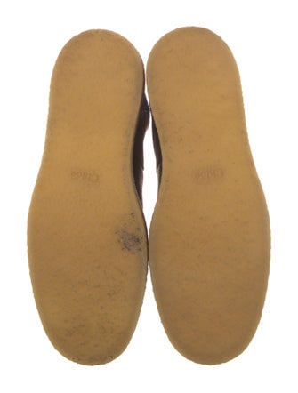 Chloé Leather Lace-Up Boots