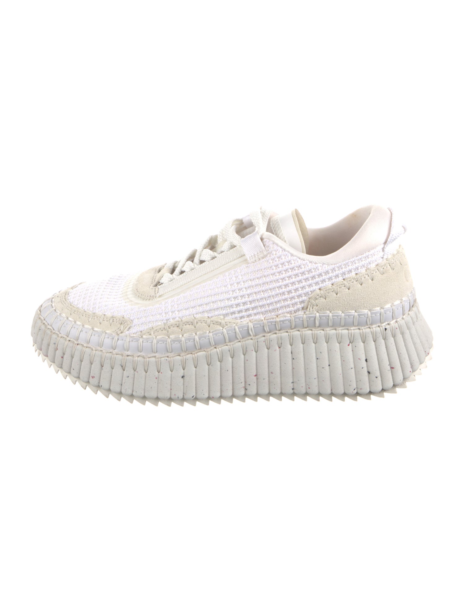 Chloé Whipstitch Trim Sneakers