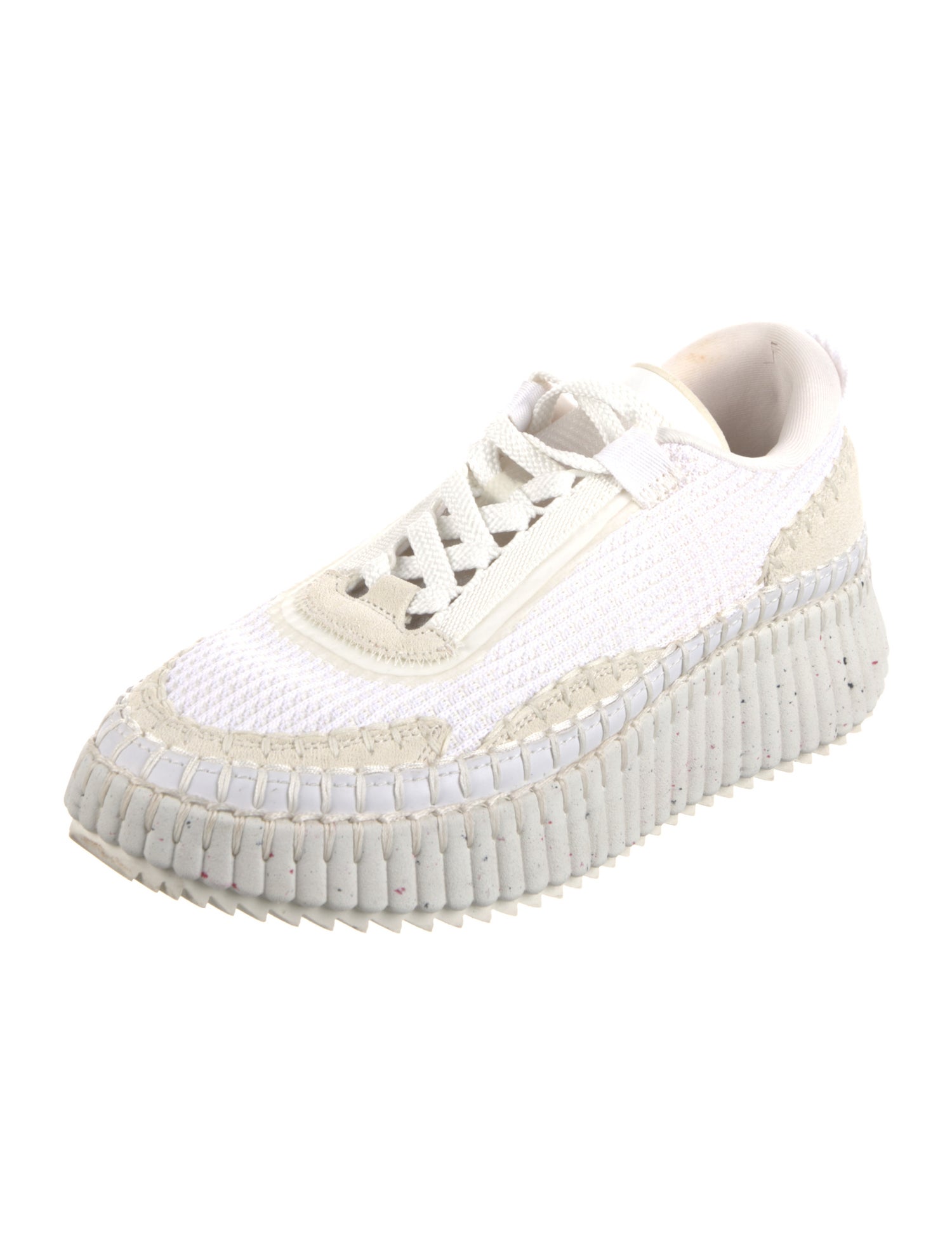 Chloé Whipstitch Trim Sneakers
