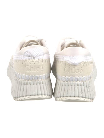 Chloé Whipstitch Trim Sneakers