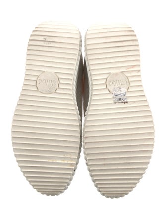 Chloé Whipstitch Trim Sneakers