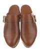 Chloé Leather Studded Accents Mules