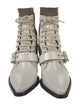 Chloé Leather Lace-Up Boots
