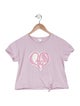Chloé Girls Short Sleeve Heart Graphic Shirt