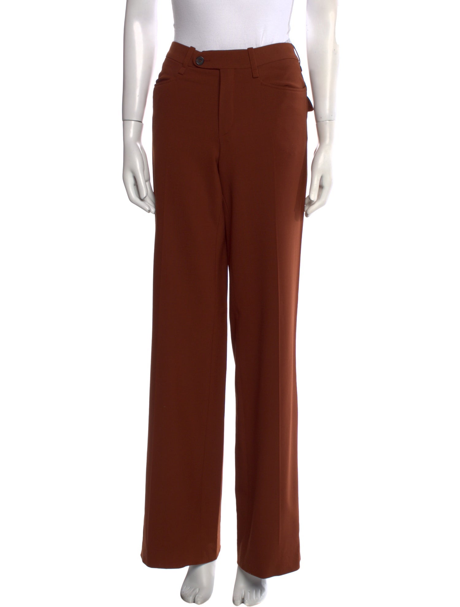 Chloé Virgin Wool Wide Leg Pants