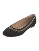 Chloé Suede Studded Accents Flats