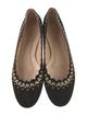 Chloé Suede Studded Accents Flats