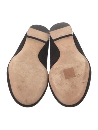 Chloé Suede Studded Accents Flats