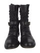 Chloé Leather Combat Boots