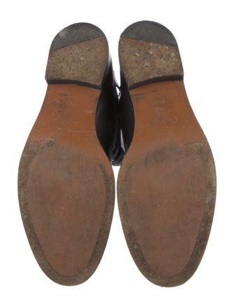 Chloé Leather Combat Boots