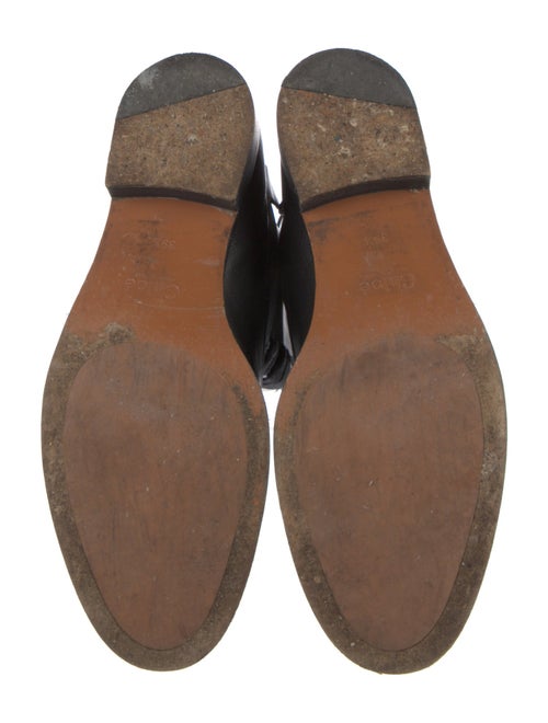 Chloé Leather Combat Boots