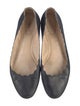 Chloé Leather Scalloped Accent Ballet Flats