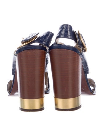 Chloé Patent Leather Slingback Pumps