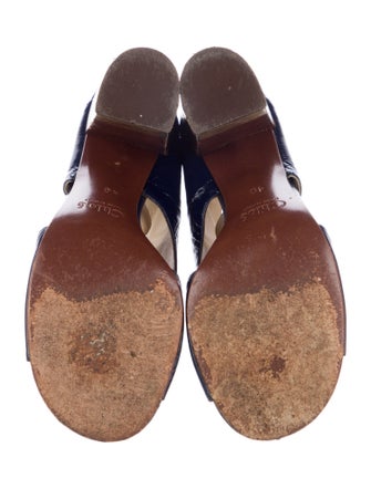 Chloé Patent Leather Slingback Pumps