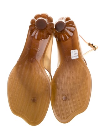 Chloé PVC T-Strap Sandals
