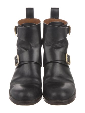 Chloé Leather Moto Boots