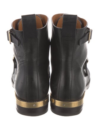 Chloé Leather Moto Boots