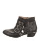 Chloé Leather Studded Accents Western Boots
