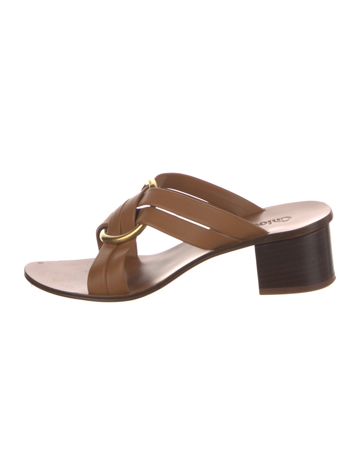Chloé Leather Slides