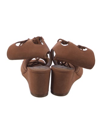 Chloé Suede Studded Accents Gladiator Sandals