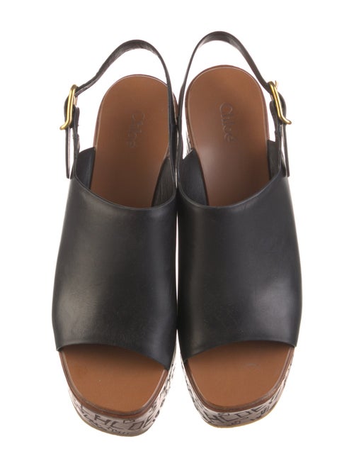 Chloé Leather Slingback Sandals