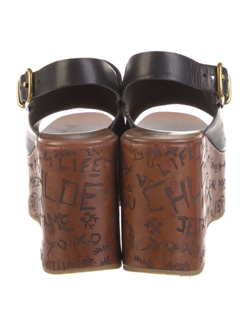 Chloé Leather Slingback Sandals