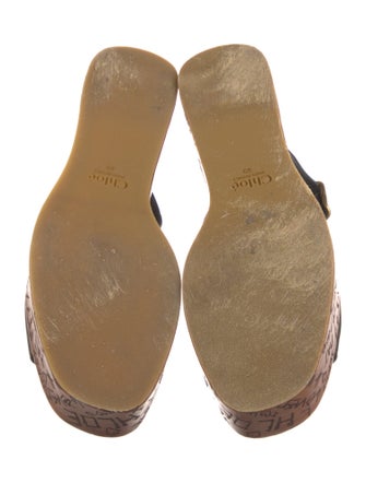 Chloé Leather Slingback Sandals